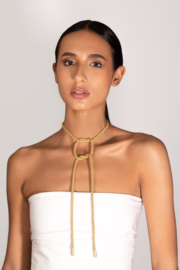 Lacet doré - Extra fin – Image 4